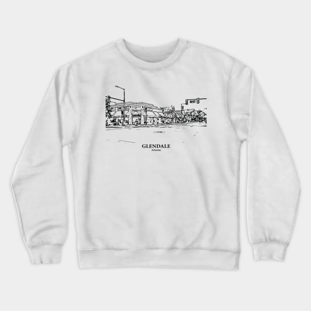 Glendale - Arizona Crewneck Sweatshirt by Lakeric